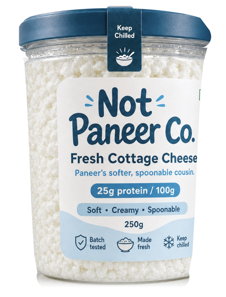 Not Paneer Co. fresh cottage cheese tub